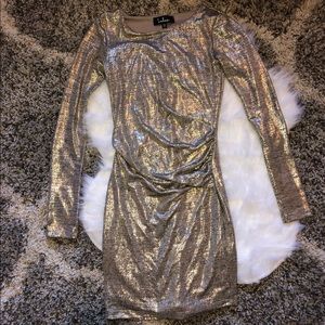 Metallic dress